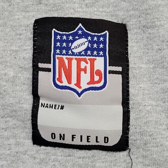 Vintage 90s Las Vegas Raiders Shirt Large 22x26 Gray Football - Picture 10 of 15